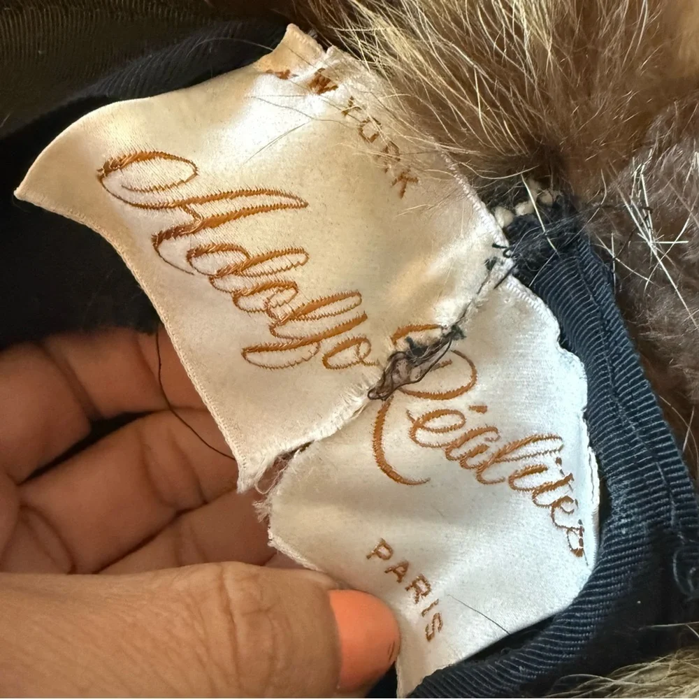 ADOLFO‎ REALITES New York Paris Fur Hat